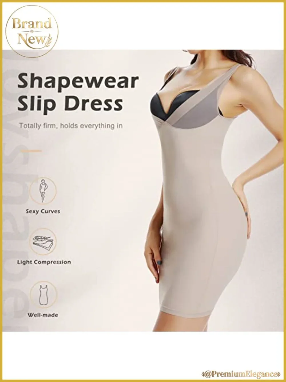 Full Slips for Women Under Dresses Tummy Control Shapewear Slip